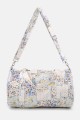 BG-6723 Sac à langer polochon textile motif fleurs liberty