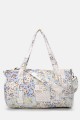 BG-6723 textile duffel diaper bag with liberty flower pattern