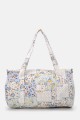 BG-6723 Sac à langer polochon textile motif fleurs liberty