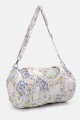 BG-6723 Sac à langer polochon textile motif fleurs liberty