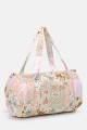 BG-6723 Sac à langer polochon textile motif fleurs liberty