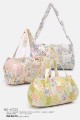 BG-6723 textile duffel diaper bag with liberty flower pattern