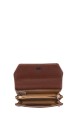 MJ80051-BV Sac bandoulière écailles lézard métallisé synthétique avec rabat 