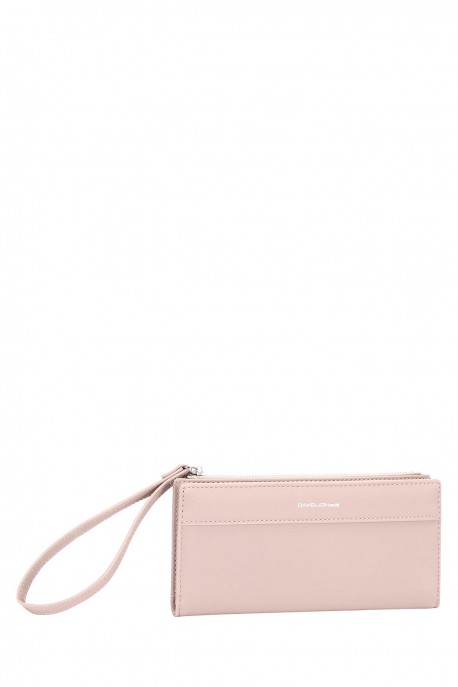 P166 David Jones Synthetic Wallet : colour:ADOBE ROSE