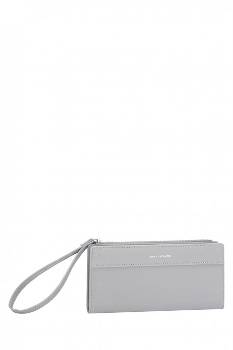 P166 David Jones Synthetic Wallet : colour:STEEL GRAY