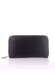 FA906 Leather organizer wallet Fancil : Color:Black