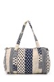BG-6864 Polka dot textile duffel bag changing bag