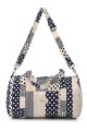 BG-6864 Polka dot textile duffel bag changing bag
