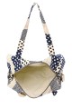 BG-6864 Polka dot textile duffel bag changing bag