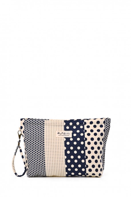 BG6865 Pochette trousse maquillage motif petits pois