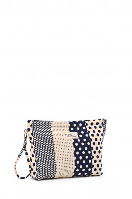 BG6865 Pochette trousse maquillage motif petits pois