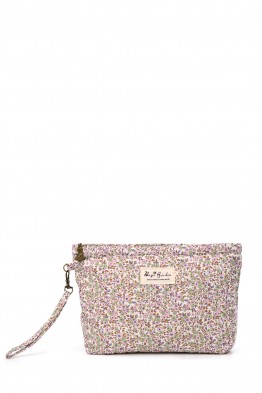 BG-6847 Quilted floral textile make-up bag