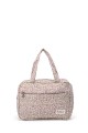 BG-6848 Quilted hand-held textile changing bag with liberty flower pattern