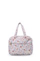 BG-6848 Quilted hand-held textile changing bag with liberty flower pattern