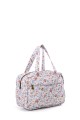 BG-6848 Quilted hand-held textile changing bag with liberty flower pattern