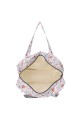 BG-6848 Quilted hand-held textile changing bag with liberty flower pattern