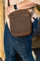 B901AV Sacoche Reporter pour Homme en cuir BAUSS®