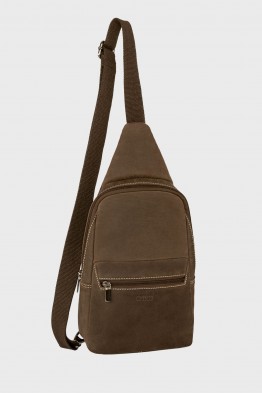B904AV Sacoche holster sac à dos mono-bretelle en cuir BAUSS®