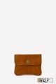 Nubuck-style leather coin purse ZE-8001-NUB