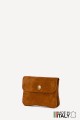Nubuck-style leather coin purse ZE-8001-NUB