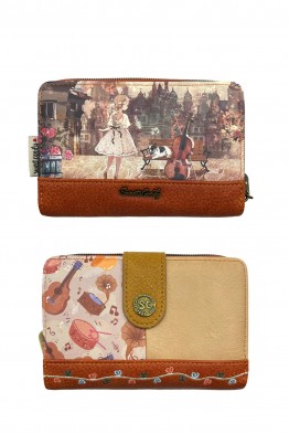 C-284-03-25B Portefeuille porte-monnaie synthétique Sweet & Candy