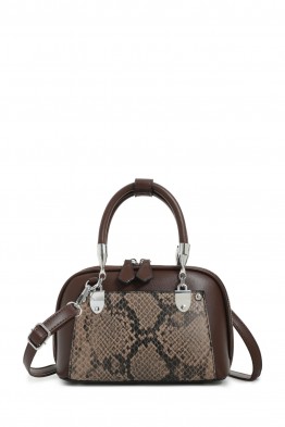 20021-BV Synthetic python handbag