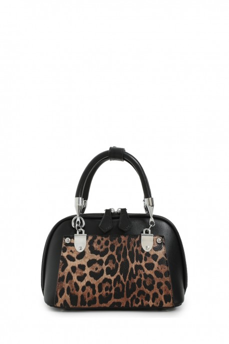 20021-BV Synthetic python handbag : colour:Brown