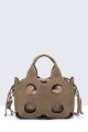 28891-BV Openwork nubuck effect handbag