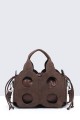 28891-BV Openwork nubuck effect handbag