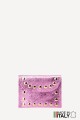 Porte-monnaie Pochette cuir métallisé avec clous rivet ZE-8007-MT