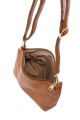 28829-BV Grained tote shoulder handbag with 2 handles
