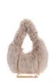 70812-BV Sac à main fourrure synthétique