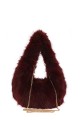 70812-BV Faux fur handbag