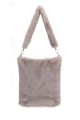 70814-BV Faux fur handbag