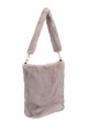 70814-BV Faux fur handbag
