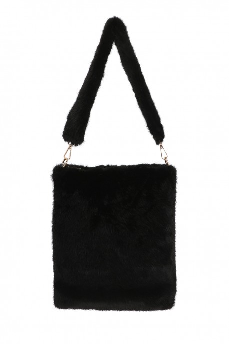 70814-BV Sac à main fourrure synthétique