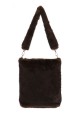 70814-BV Faux fur handbag