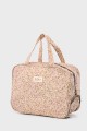 BG-6492 Sac à langer textile porté main motif fleurs liberty