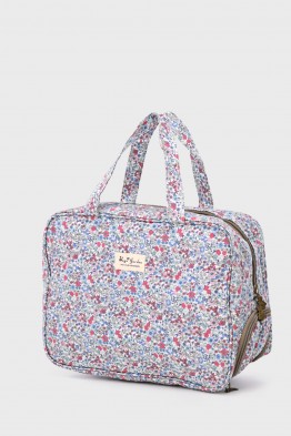 BG-6492 hand-held textile changing bag with liberty flower pattern