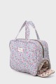 BG-6492 hand-held textile changing bag with liberty flower pattern