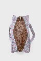 BG-6492 hand-held textile changing bag with liberty flower pattern