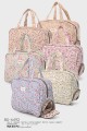 BG-6492 hand-held textile changing bag with liberty flower pattern