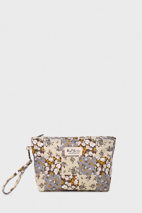 BG-6863 Liberty flower makeup bag : colour:Grey