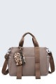 28806-BV Waterproof nylon canvas satchel handbag