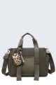 28806-BV Waterproof nylon canvas satchel handbag