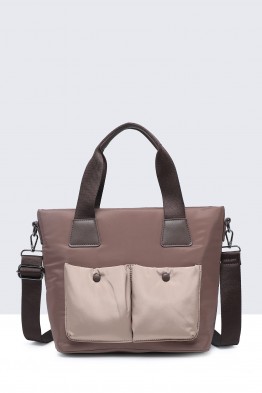 28917-BV Sac à main cartable toile de nylon imperméable