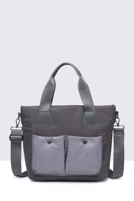 28917-BV Waterproof nylon canvas satchel handbag