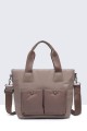 28917-BV Waterproof nylon canvas satchel handbag