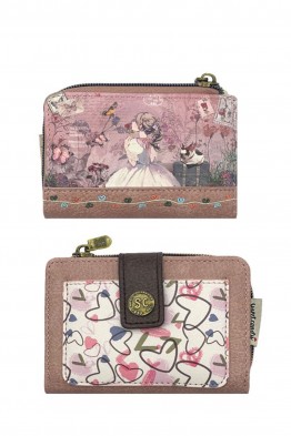 C-372-03-25B Portefeuille porte-monnaie synthétique Sweet & Candy