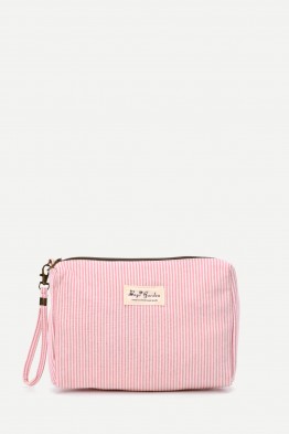 BG-6833 Pochette Trousse de rangement Textile Motif rayure
